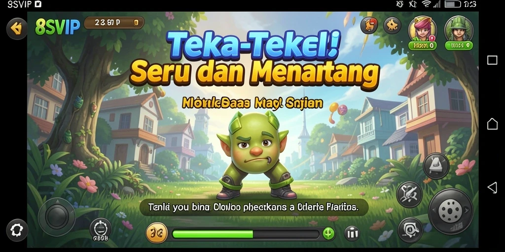 Tampilan gameplay 8SVIP dengan tantangan Puzzle yang menarik.