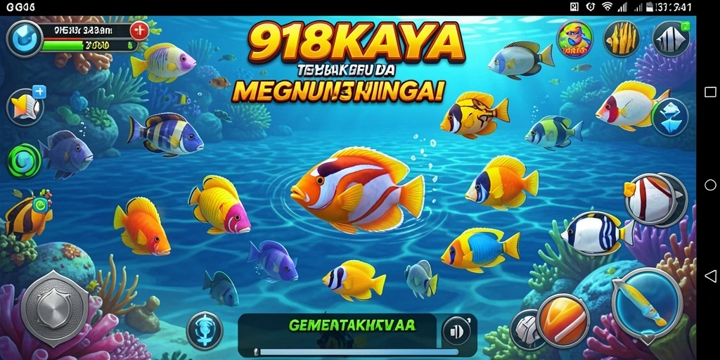 Tampilan gameplay Tembak Ikan yang menarik dan seru di 918KAYA.