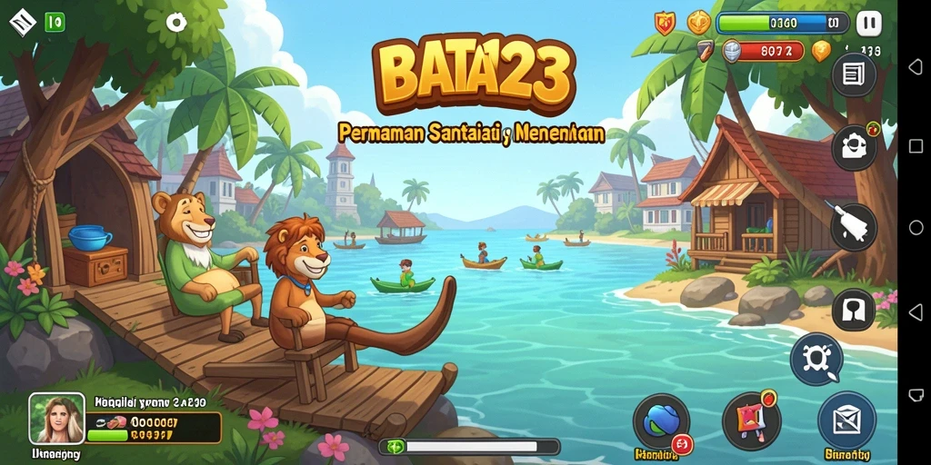 Tampilan gameplay BATA123 yang menyenangkan dan penuh warna.
