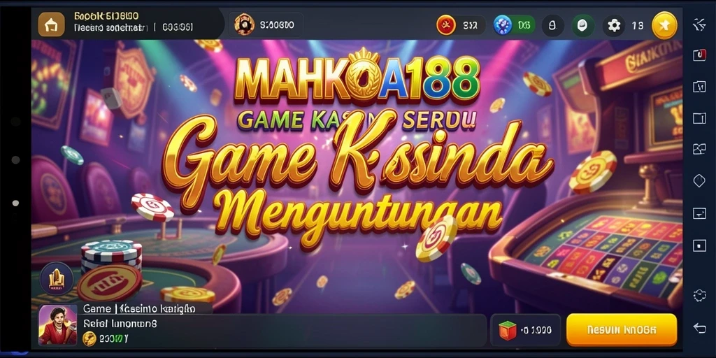 Tampilan gameplay MAHKOTA188 yang menarik dan penuh warna.