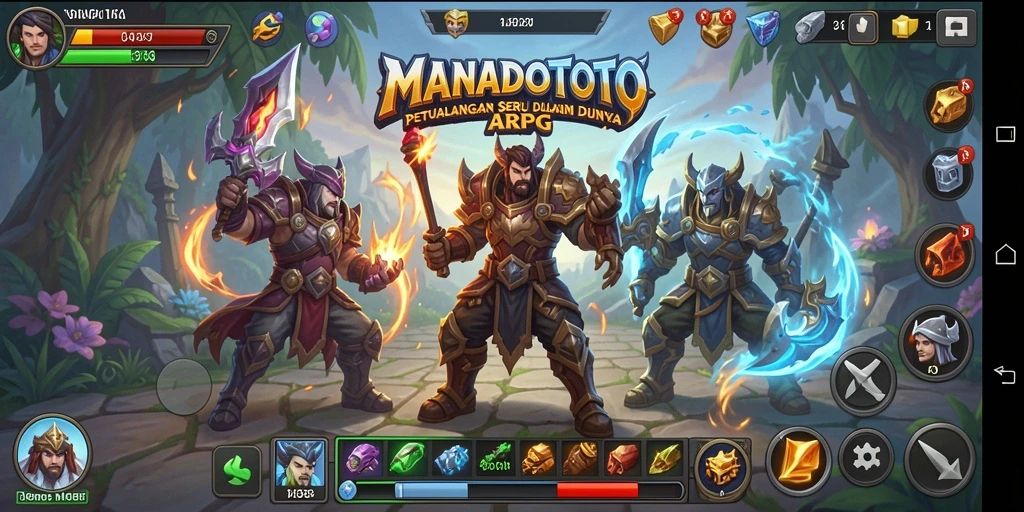 Tampilan menakjubkan dari gameplay MANADOTOTO yang menggugah selera.
