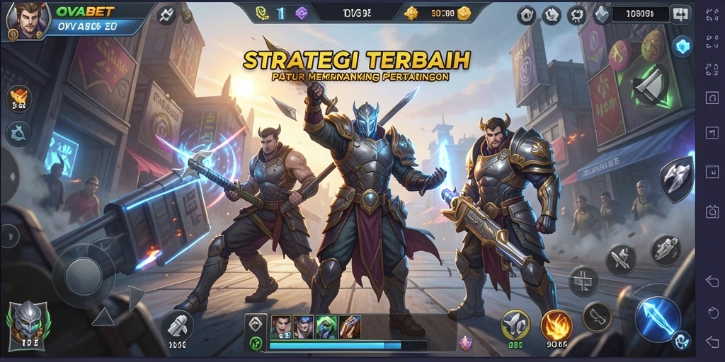 Screenshot gameplay OVABET menampilkan strategi dan taktik yang menantang.