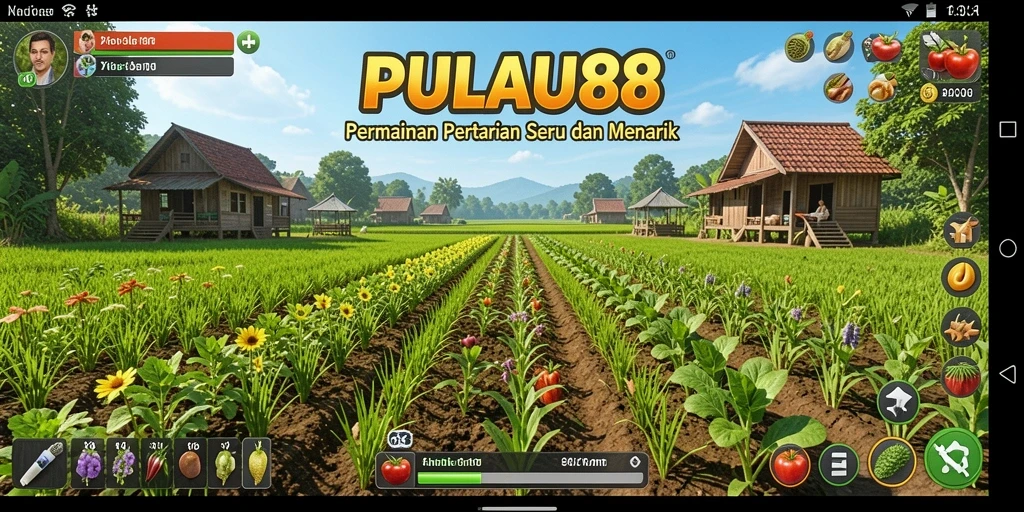 Tampilan bermain Gameplay PULAU88 yang menarik dan interaktif.