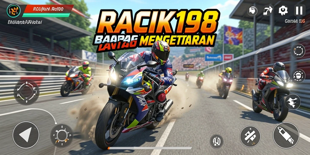 Gameplay menegangkan dan grafis yang menakjubkan di RACIK198.