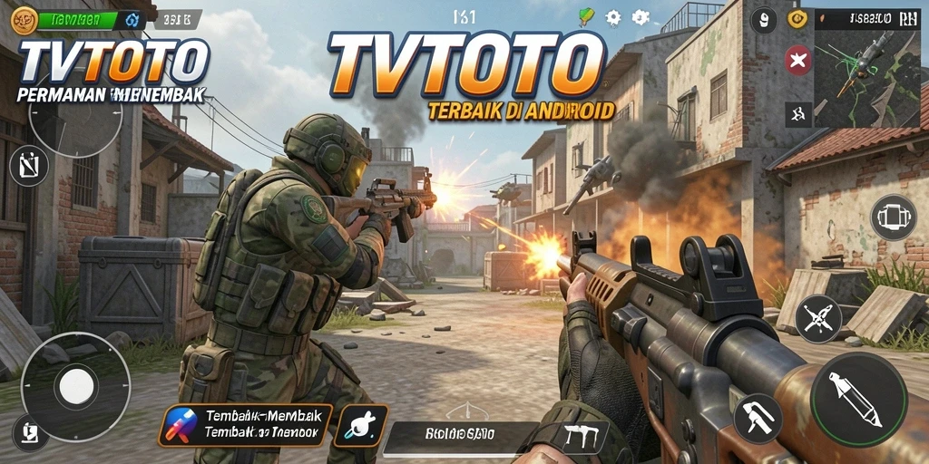 Tampilan menarik dari gameplay intens di TVTOTO